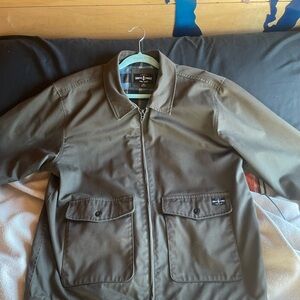 Canvas cruiser jacket by surf side society flannel lined